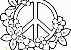 Heart and Peace Sign Coloring Pages Heart Peace Sign Coloring Pages at Getcolorings