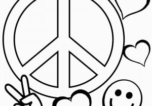 Heart and Peace Sign Coloring Pages Heart Peace Sign Coloring Pages at Getcolorings