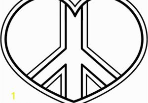 Heart and Peace Sign Coloring Pages Peace Signs Coloring Pages 20 Colorine