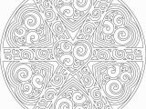 Heart Mandala Coloring Pages Another Swirly Mandala to Print and Color