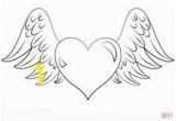 Heart with Wings Coloring Pages Printable 64 Best Angels Coloring Pages for Adults Images