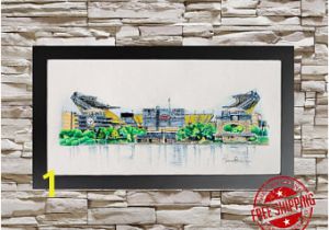 Heinz Field Wall Mural Steelers Wall Art