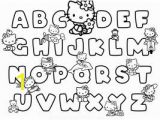 Hello Kitty Abc Coloring Pages Free Printable Letter Balloons Alphabet Tracing Worksheets