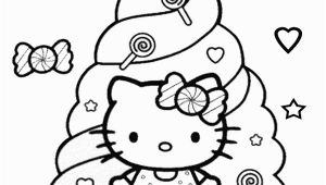 Hello Kitty and Mimmy Coloring Pages Hello Kitty Coloring Pages Candy with Images