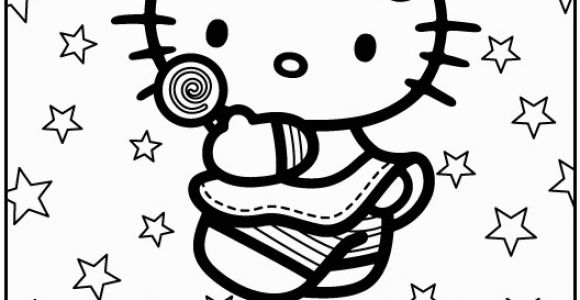 Hello Kitty Baking Coloring Pages Hello Kitty Coloring Pages to Use for the Cake Transfer or
