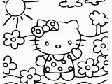 Hello Kitty Basketball Coloring Pages Hello Kitty Coloring Page 20