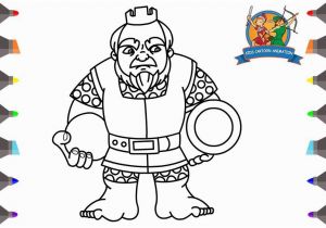 Hello Kitty Basketball Coloring Pages How to Draw Royal Giant Clash Royale Coloring Pages for Kids
