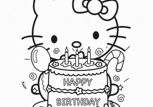 Hello Kitty Birthday Cake Coloring Pages Free Hello Kitty Coloring Pages Happy Birthday Download