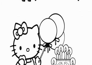 Hello Kitty Birthday Cake Coloring Pages Free Hello Kitty Coloring Pages Happy Birthday Download