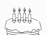 Hello Kitty Birthday Cake Coloring Pages Printable Birthday Cake Coloring Pages for Kids Free