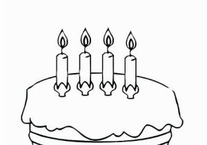 Hello Kitty Birthday Cake Coloring Pages Printable Birthday Cake Coloring Pages for Kids Free