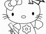 Hello Kitty Black and White Coloring Pages Hello Kitty Graduation Coloring Pages with Images