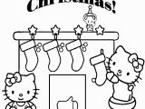 Hello Kitty Christmas Coloring Pages Free Merry Christmas Coloring Pages