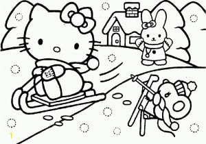 Hello Kitty Christmas Coloring Pages to Print Hello Kitty Christmas Coloring Pages Coloring Home