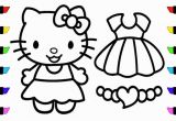 Hello Kitty Coloring Pages Dress Hello Kitty Coloring Pages Dress