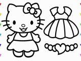 Hello Kitty Coloring Pages Dress Hello Kitty Coloring Pages Dress