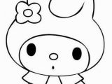 Hello Kitty Coloring Pages Free to Print My Melody with Images