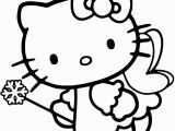 Hello Kitty Coloring Pages Online Hello Kitty Fairy Coloring Pages with Images