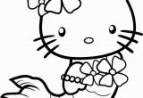 Hello Kitty Coloring Pages to Print Out for Free Hello Kitty Coloring Pages Mermaid with Images