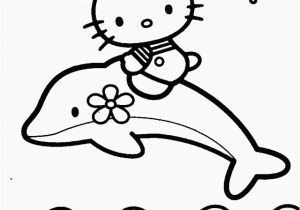 Hello Kitty Dolphin Coloring Pages Dolphin Coloring Book Coloring Home