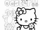 Hello Kitty Easter Coloring Pages to Print Hello Kitty Bunny Egg Easter Coloring Pages Printable
