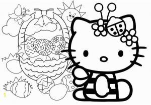 Hello Kitty Easter Coloring Pages to Print Hello Kitty Coloring Pages Easter Coloring Home