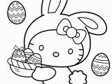 Hello Kitty Easter Coloring Pages to Print Hello Kitty Easter Bunny Coloring Pages Cartoons