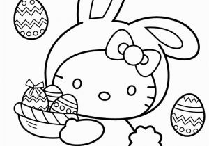 Hello Kitty Easter Coloring Pages to Print Hello Kitty Easter Bunny Coloring Pages Cartoons