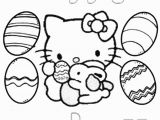 Hello Kitty Easter Coloring Pages to Print Hello Kitty Eggs Bunny Easter Coloring Pages Printable