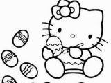 Hello Kitty Easter Coloring Pages to Print Hello Kitty Paint A Lot Of Easter Eggs Coloring Page Netart