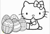 Hello Kitty Easter Coloring Pages to Print Hello Kitty with Easter Egg Coloring Page Free Coloring