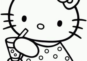 Hello Kitty Flower Coloring Pages Hello Kitty Coloring