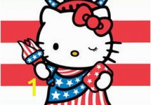 Hello Kitty Fourth Of July Coloring Pages Kitty Usa