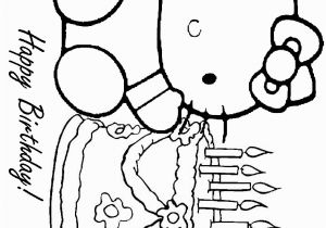 Hello Kitty Get Well soon Coloring Pages Free Hello Kitty Coloring Pages Happy Birthday Download