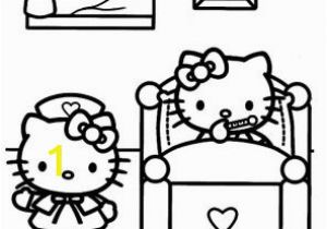 Hello Kitty Get Well soon Coloring Pages Get Well soon Coloring Pages Coloring4free