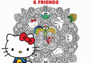 Hello Kitty Giant Coloring Pages Hello Kitty & Friends Coloring Book Volume 1 Amazon