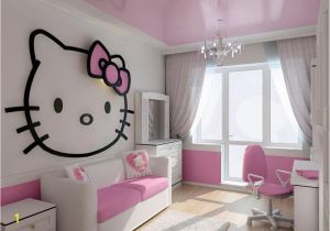 Hello Kitty Giant Wall Mural Bedroom Design Hello Kitty Bedroom themes Design 94