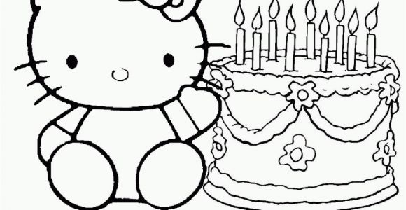 Hello Kitty Happy Birthday Coloring Pages Free Hello Kitty Coloring Pages Happy Birthday Download