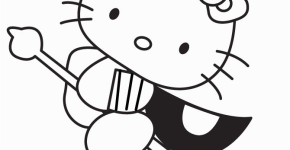 Hello Kitty Happy Halloween Coloring Pages Hello Kitty Printable Coloring