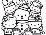 Hello Kitty House Coloring Pages Hello Kitty Coloring Page Christmas with Friends with