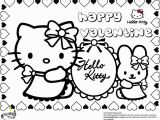 Hello Kitty I Love You Coloring Pages for Kids who Love Sanrio Celebrating Valentine by