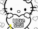 Hello Kitty I Love You Coloring Pages Hello Kitty Valentines Coloring Pages — Printable Treats