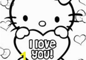 Hello Kitty I Love You Coloring Pages Hello Kitty Valentines Coloring Pages — Printable Treats