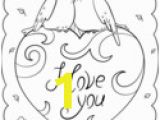 Hello Kitty I Love You Coloring Pages Hello Kitty with "i Love You" Heart Coloring Page