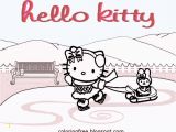 Hello Kitty Ice Skating Coloring Pages Free Coloring Pages Printable to Color Kids