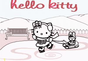 Hello Kitty Ice Skating Coloring Pages Free Coloring Pages Printable to Color Kids