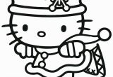 Hello Kitty Ice Skating Coloring Pages Hello Kitty Christmas Ice Skating Coloring Page