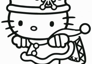 Hello Kitty Ice Skating Coloring Pages Hello Kitty Christmas Ice Skating Coloring Page