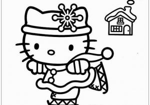Hello Kitty Ice Skating Coloring Pages Hello Kitty Ice Skating 3 Coloring Page Free Coloring