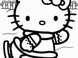 Hello Kitty Ice Skating Coloring Pages Hello Kitty Ice Skating Coloring Page